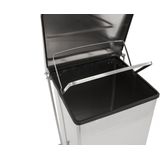 V-Part Prullenbak - 90 l - Zilver