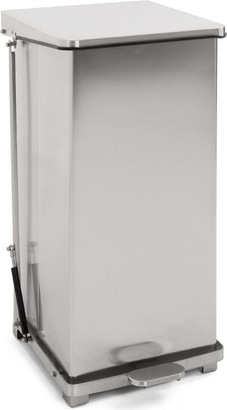 V-Part Prullenbak - 90 l - Zilver