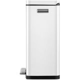 EKO X-Cube pedaalemmer - 30L - wit/ RVS