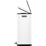 EKO X-Cube pedaalemmer - 30L - wit/ RVS
