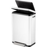 EKO X-Cube pedaalemmer - 30L - wit/ RVS