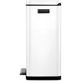 EKO - X-Cube Pedaalemmer - 45 Liter - Wit - RVS