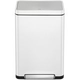 EKO - X-Cube Pedaalemmer - 45 Liter - Wit - RVS