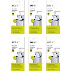 6x Afvalzakken 18-21 liter (D)