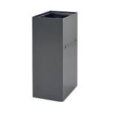 V-Part - Top Modulaire Afvalscheidingsunit - Donkergrijs - 60 Liter - Staal met Poedercoating - B 263 x D 335 x H 700 mm