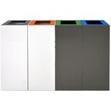 Vuilnisbak - Zwart - Kunststof - Inhoud 30 Liter