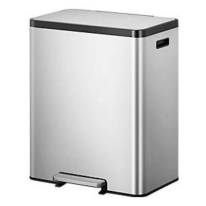 EKO EcoCasa 2 Pedaalemmer 30+30L - Mat RVS