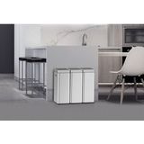 EKO - Mirage Slim Sensor Prullenbak - 30 Liter - Mat RVS