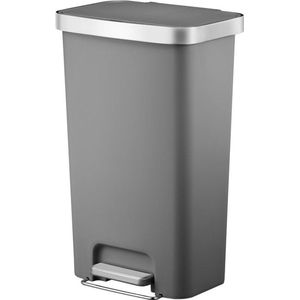 EKO Hana Pedaalemmer - 45 Liter - Grijs - Luchtdicht - Soft-close
