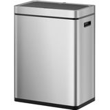 EKO Mirage Plus Recycling Sensor Bin 60 Liter (2x30L) - Mat RVS