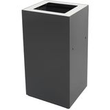 Vuilnisbak - Zwart - Kunststof - 30 Liter