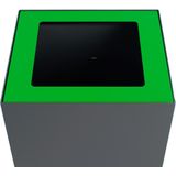 Prullenbak - Zwart - Kunststof