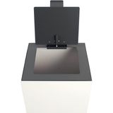 Vuilnisbak - Zwart - Kunststof - 30 Liter