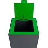 Vuilnisbak - 30 Liter - Zwart - Kunststof