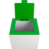 Vuilnisbak - 30 Liter - Zwart - Kunststof