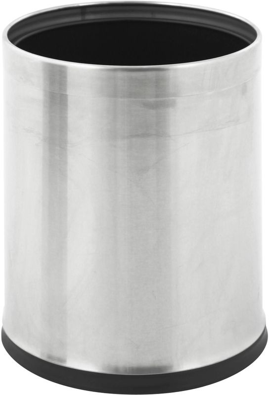 Huismerk - Rond - Papierbak - Mat Zilver - RVS - Inhoud 10L