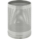 Papierbak Geperforeerd Mat RVS 10L