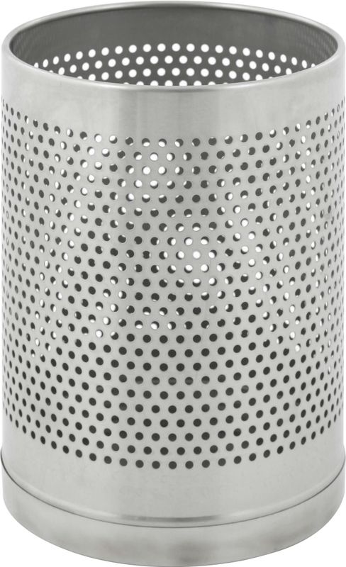 Papierbak Geperforeerd Mat RVS 10L