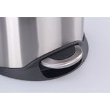 EKO Shell Bin Prullenbak - 10 l - Mat RVS