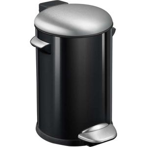 EKO Belle Deluxe Prullenbak - 12 l - Mat Zwart
