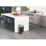 EKO Belle Deluxe Prullenbak - 20 l - glanzend zwart