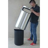 Vuilnisbak - Zwart - Kunststof - 30 Liter