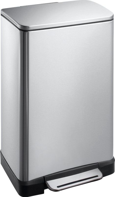 EKO E-Cube Prullenbak - 30 Liter - Mat RVS