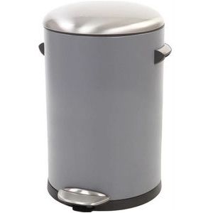 EKO Belle Deluxe Prullenbak - 12 l - Sandcoated Grijs
