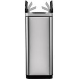 EKO - Phantom Sensor Bin - Prullenbak - 45 Liter - RVS Zwart