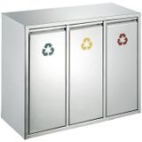 Recycling afvalbak 3x 15 ltr (VB710423)