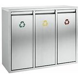 Recycling afvalbak 3x 15 ltr (VB710423)