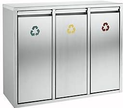 Recycling afvalbak 3x 15 ltr (VB710423)