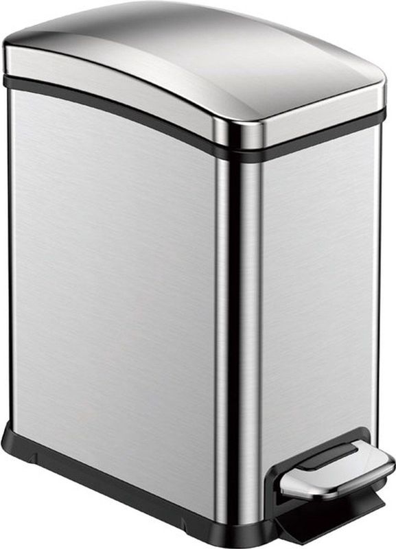 EKO Rejoice Prullenbak - 8 l - Mat RVS