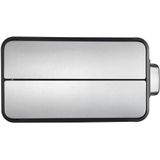 EKO - Ecofly - Pedaalemmer - Zilvermat RVS - 2x20 liter - Afvalscheiding