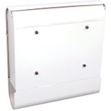 Basic - Armilan Wandbrievenbus - Wit - Metaal - Met Krantenvak