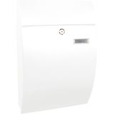 V-part - Wandbrievenbus Geronan - Mat Wit - Gepoedercoat Staal