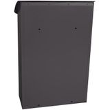 V part Wandbrievenbus Lugon Galvanized Steel Powder Coated antraciet Brievenbus