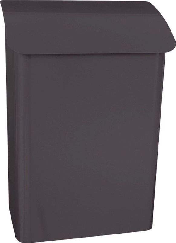 V part Wandbrievenbus Lugon Galvanized Steel Powder Coated antraciet Brievenbus