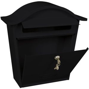 Brievenbus - Antraciet - Staal - Met Sleutel