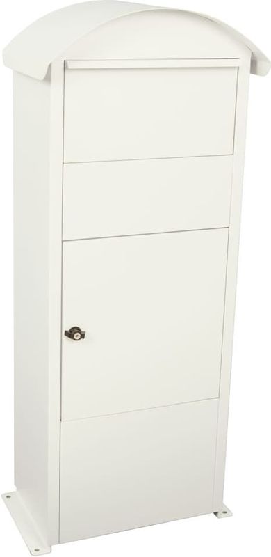 V-Part - Pakketbox - Wit - Gepoedercoat Gegalvaniseerd Staal