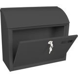 V-Part Brievenbus Denian Antracietkleurig