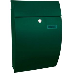 Brievenbus - Rood - Staal - Met Klep