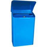 V part Wandbrievenbus Lugon Galvanized Steel Powder Coated blauw Brievenbus