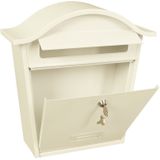 Brievenbus - Antraciet - Staal - Inbouwmodel