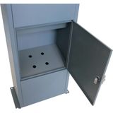 V-Part - Pakketbox - Antraciet - Gepoeerd Gecoat Gegalvaniseerd Staal