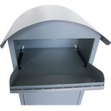 V-Part - Pakketbox - Antraciet - Gepoeerd Gecoat Gegalvaniseerd Staal