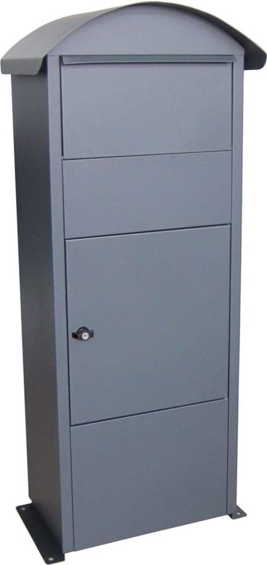 V-Part - Pakketbox - Antraciet - Gepoeerd Gecoat Gegalvaniseerd Staal