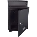 Brievenbus - Roestvrijstaal - Met Slot - Voor Muurbevestiging