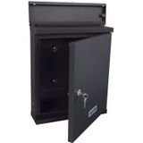 Brievenbus - Roestvrijstaal - Met Slot - Voor Muurbevestiging