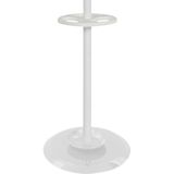 V-Part Kapstok - Staand - Wit - Staal - 8 Haken